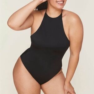 Andie Swim The Asbury One Piece Swimsuit NWT Size M‎ Black